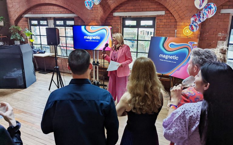 Magnetic event with Jenny burns presenting