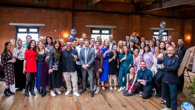 Magnetic employees at event